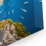 Capri Scenic Wall Art - Italian Coastline Views for Mediterranean Decor