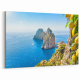 Capri Wall Art - Italian Landscape Art for Mediterranean Decor