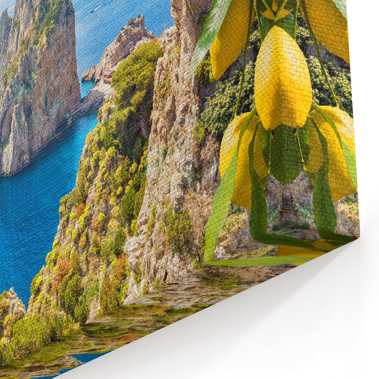 Capri Wall Art - Italian Landscape Art for Mediterranean Decor