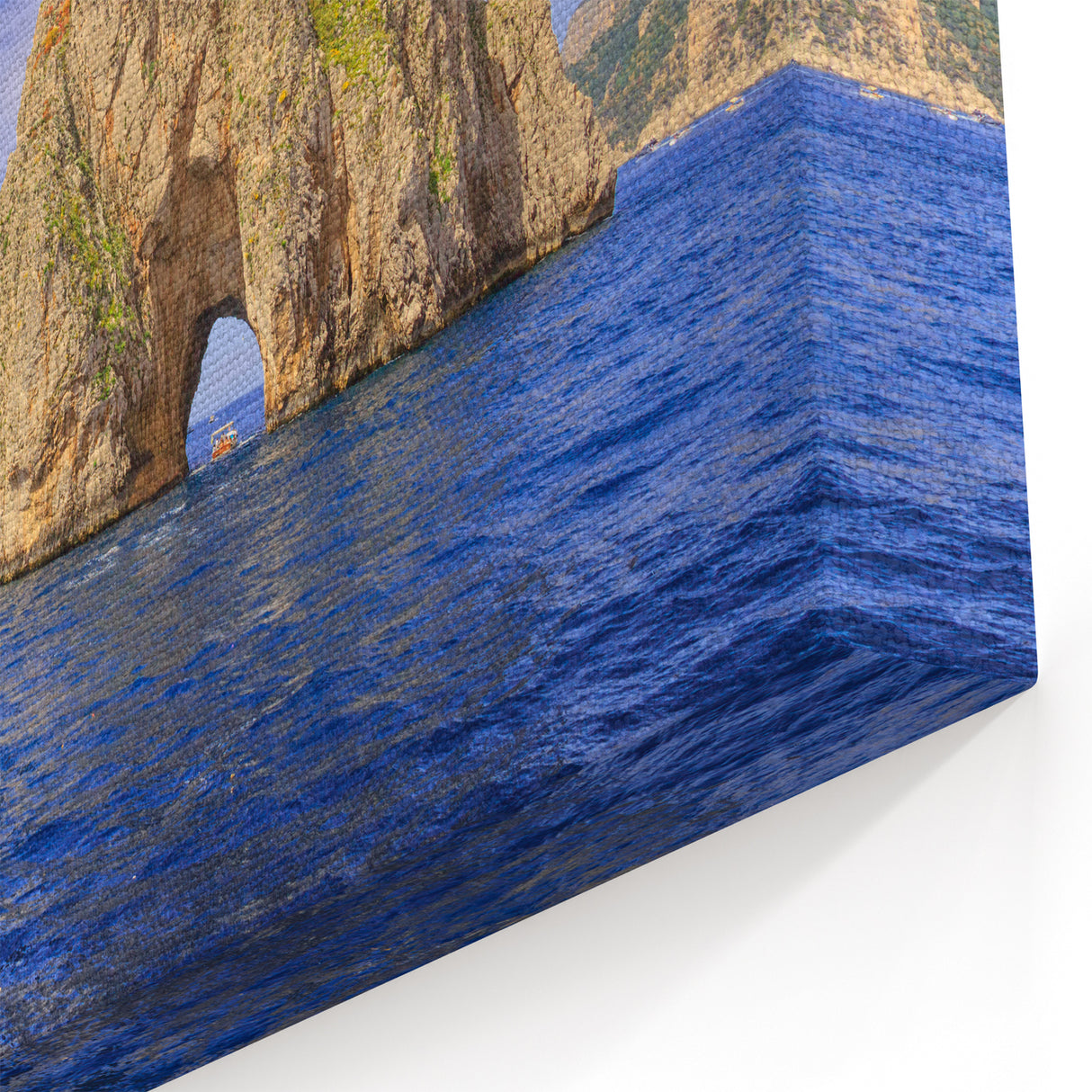 Capri Coastal Art - Italian Landscape Art for Mediterranean Decor