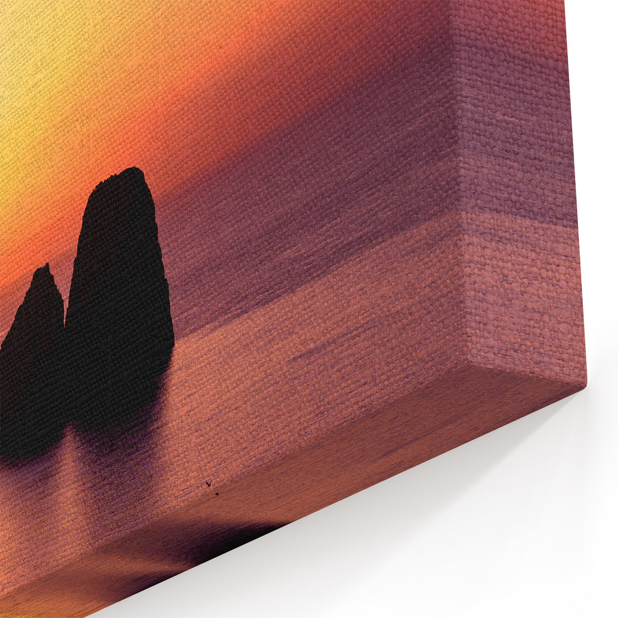 Capri Wall Art – Italian Landscape Art with Sunset Coastal Views