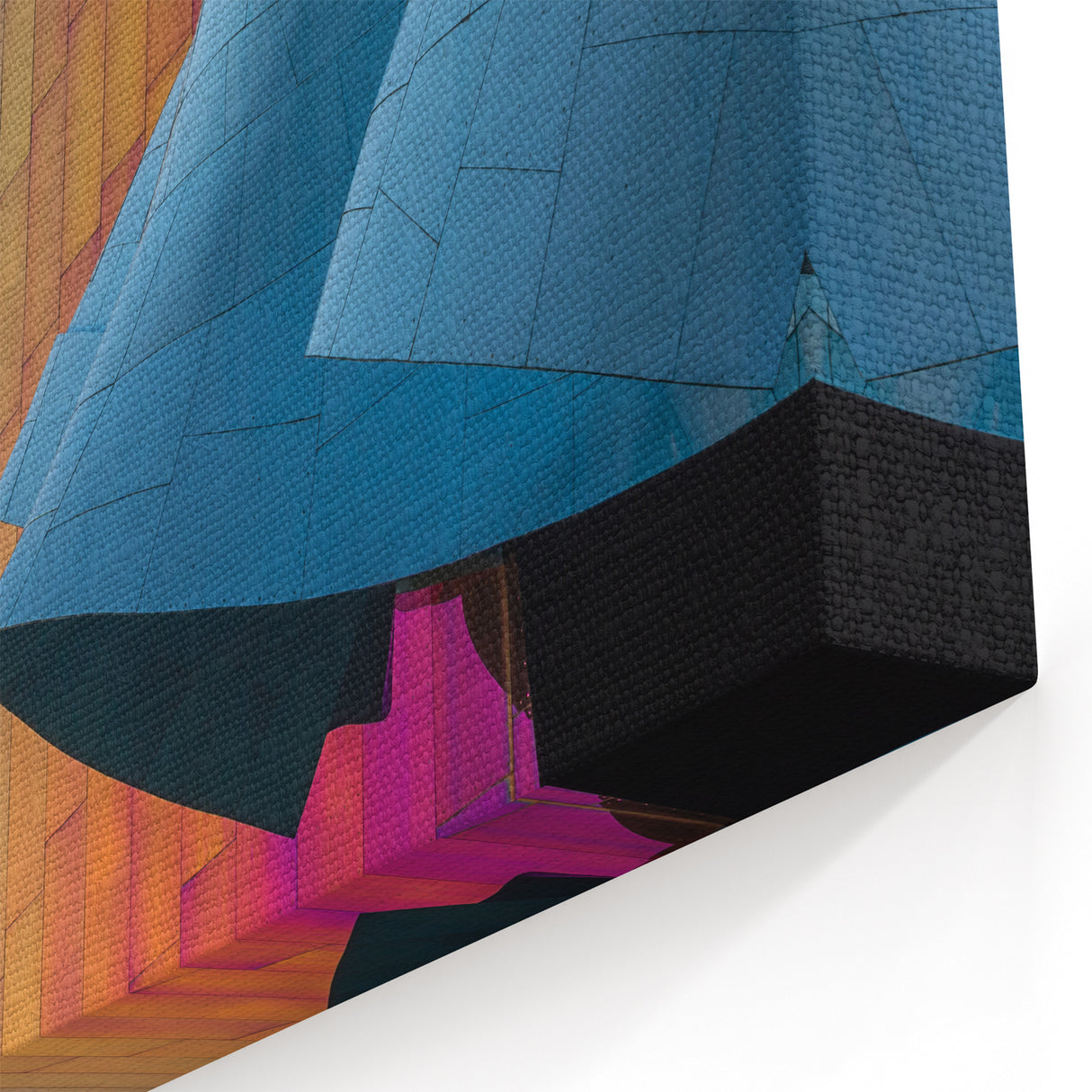 Seattle Wall Art - Colorful Museum of Pop Culture Architecture Print