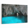 Capri Travel Poster – Italy Scenic Prints of Blue Grotto Cave Views
