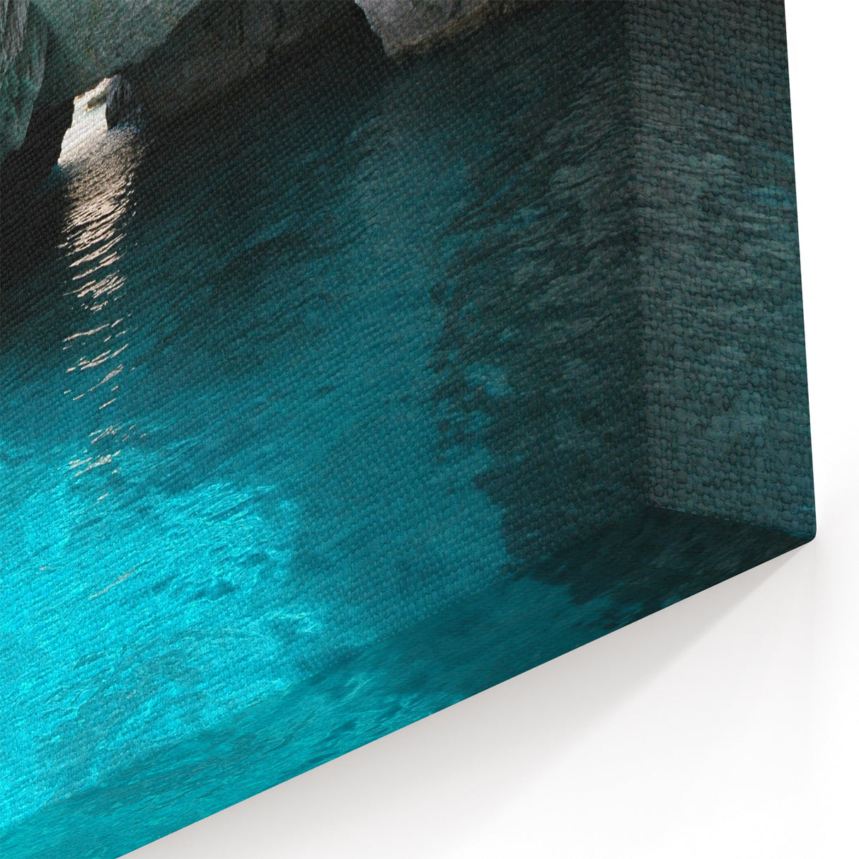 Capri Travel Poster – Italy Scenic Prints of Blue Grotto Cave Views