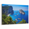 Capri Wall Art – Italy Scenic Prints of Mediterranean Coastal Views