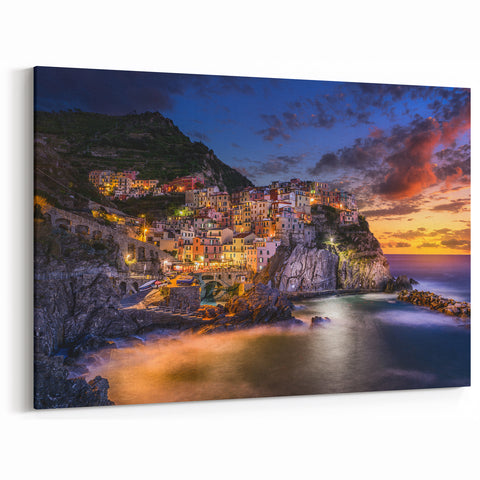 Cinque Terre Wall Art – Italian Coastal Decor with Scenic Cinque Terre Views