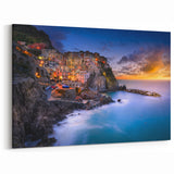 Cinque Terre Wall Art – Italian Coastal Landscape Print for Home Decor