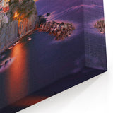 Cinque Terre Wall Art – Sunset Glow Italian Coastal Decor Prints