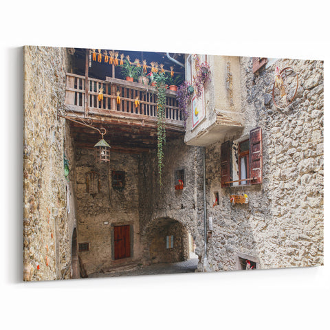 Rustic Masonry Framed Art - Architectural Stone Design for Wall Decor