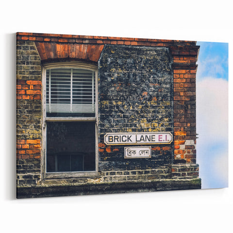 Brick Lane Masonry Wall Art - Iconic Urban Brick Design for Wall Decor