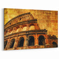 Colosseum Prints – Vibrant Rome Colosseum Canvas for Art Lovers