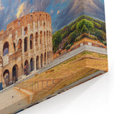 Colosseum Prints – Majestic Rome Colosseum Canvas with Sunset Sky