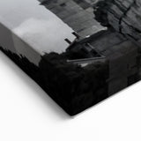 Ancient Rome Art – Black and White Canvas of Roman Colosseum Architecture