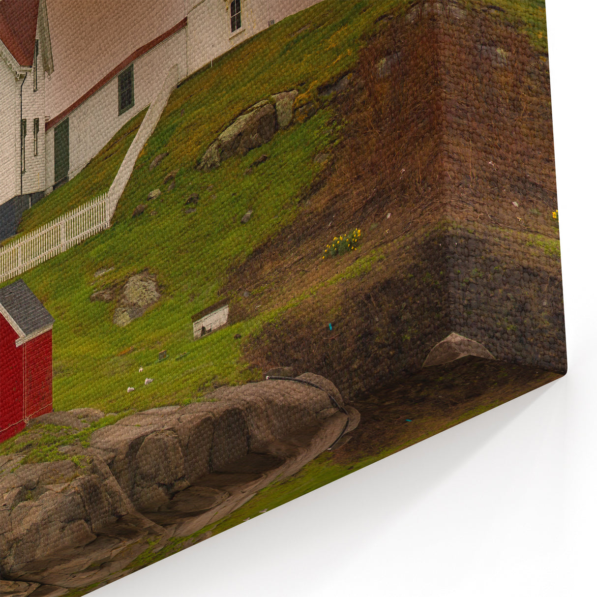 Wellington Harbor Art - New Zealand Lighthouse at Sunset Print