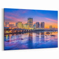 Richmond Skyline Wall Art - Virginia Sunset Cityscape Photography Print
