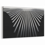 Architectural Abstract Wall Art - Geometric Modern Architecture Art Canvas