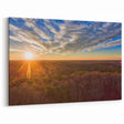 Virginia Sunset Art - Scenic Sunset Over Forest Nature Photography Print
