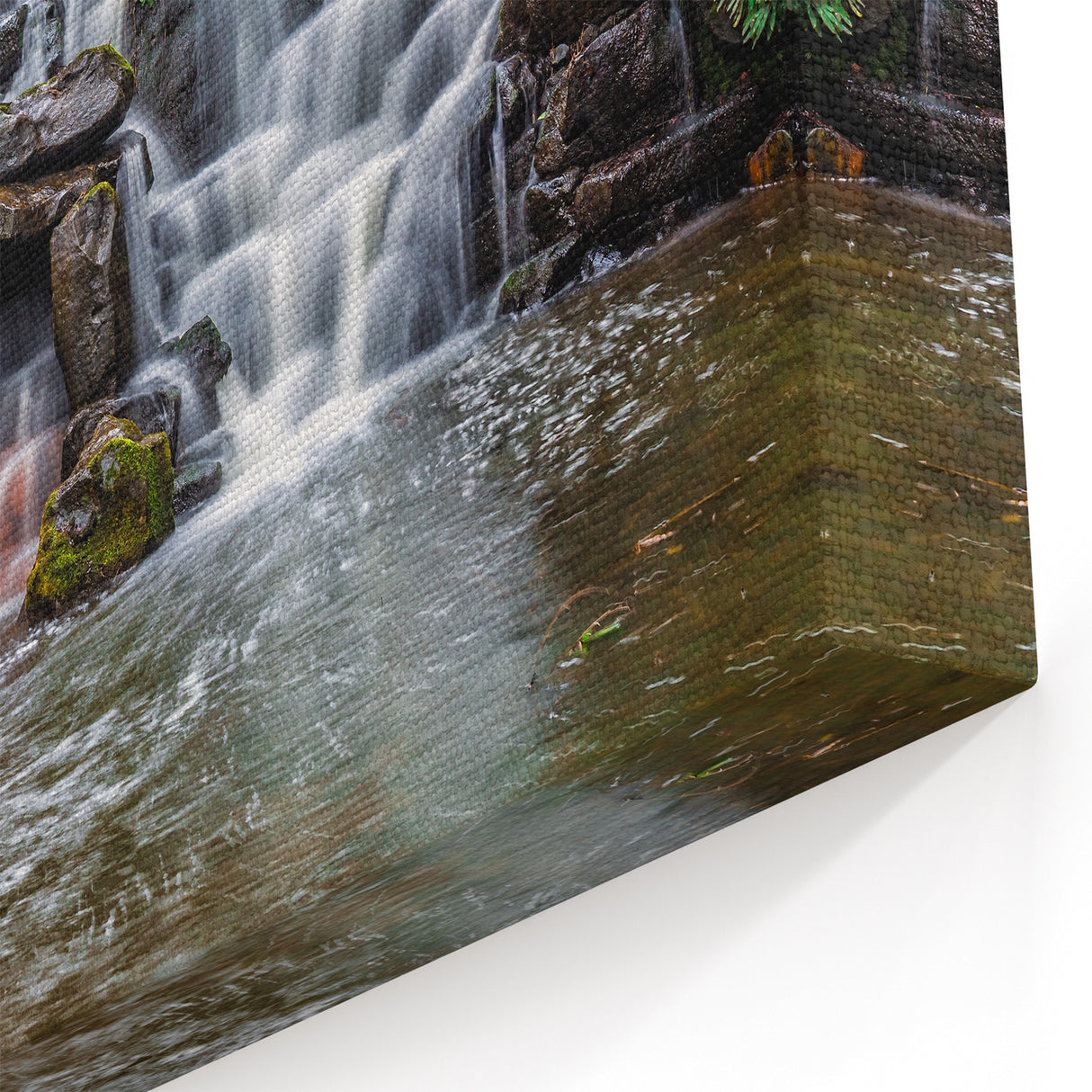 Virginia Waterfall Art - Tranquil Nature Scenic Waterfall Photography Print