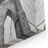 Architectural Abstract Wall Art - Geometric Modern Black and White Design