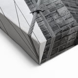 Architectural Abstract Wall Art - Geometric Modern Black and White Design