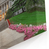 Wellington Skyline Art - Historic Building with Lush Gardens Photography Print