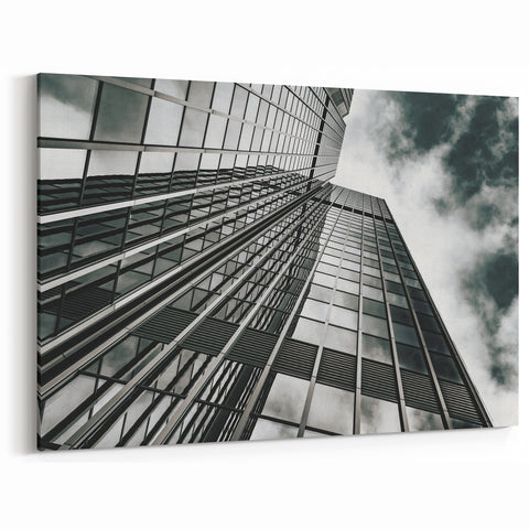Contemporary Architecture Canvas - Urban Geometric Art