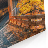 Rustic Covered Bridge Wall Art – Autumn Landscape Canvas & Prints