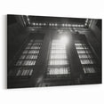 Grand Architectural Canvas - Historic Building Abstract Art