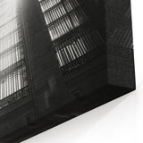 Grand Architectural Canvas - Historic Building Abstract Art