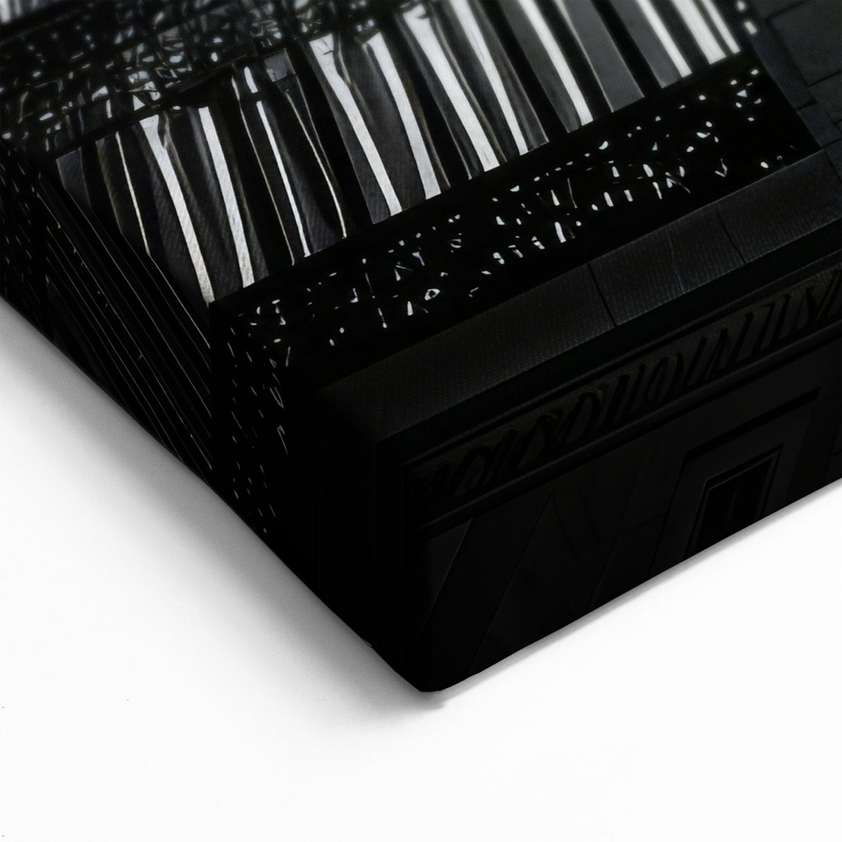 Grand Architectural Canvas - Historic Building Abstract Art