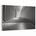 Futuristic Minimalist Corridor Art - Modern Architectural Print