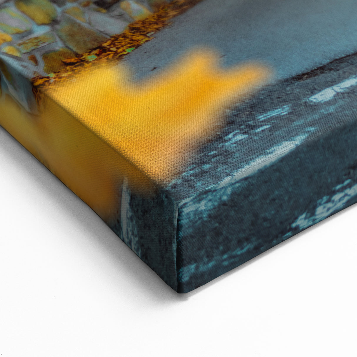 White Covered Bridge Wall Art – Vintage Rustic Canvas & Framed Prints