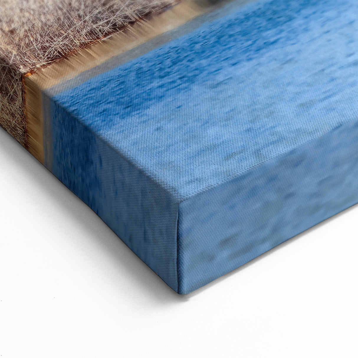 Covered Bridge Wall Art – Tranquil Lake Scene Canvas & Framed Prints