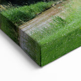 Rustic Red Covered Bridge Wall Art – Classic Architecture Canvas Prints