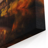 Serene Autumn Covered Bridge Wall Art – Tranquil Canvas & Prints