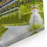 Zen Japanese Covered Bridge Wall Art – Tranquil Garden Landscape Prints