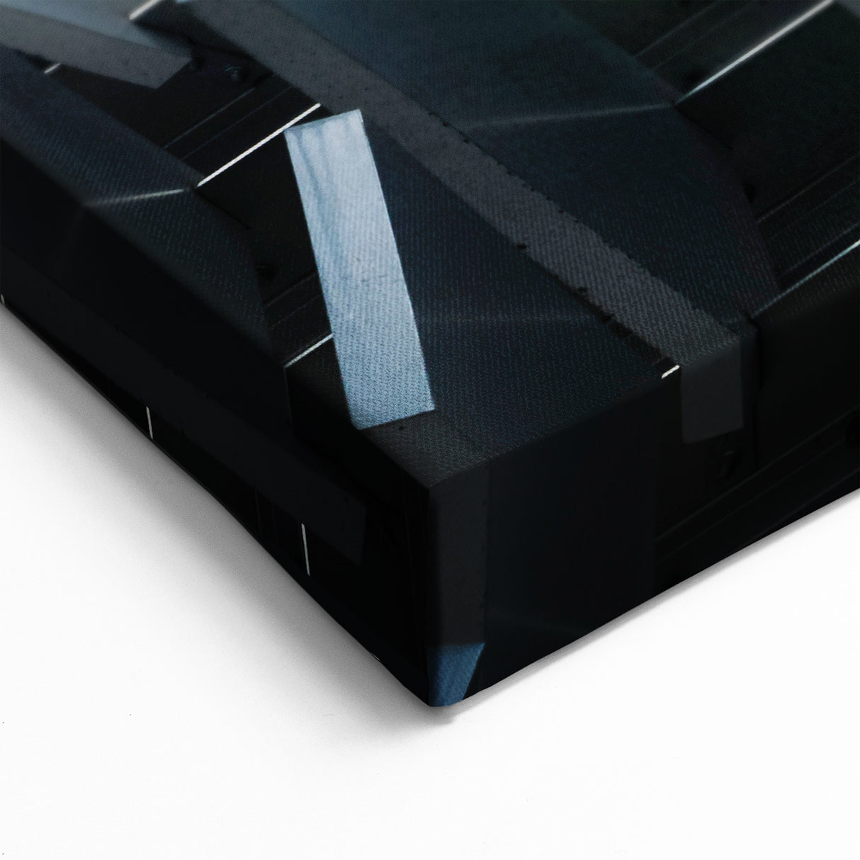 Geometric Facade Art Print - Modern Abstract Architectural Canvas