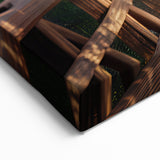 Cherry Blossom Covered Bridge Wall Art – Serene Spring Canvas Prints