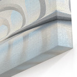 Fluid Curves Architectural Print - Serene Abstract Canvas Art