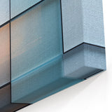 Minimalist Glass Panel Art - Modern Architectural Abstract Print