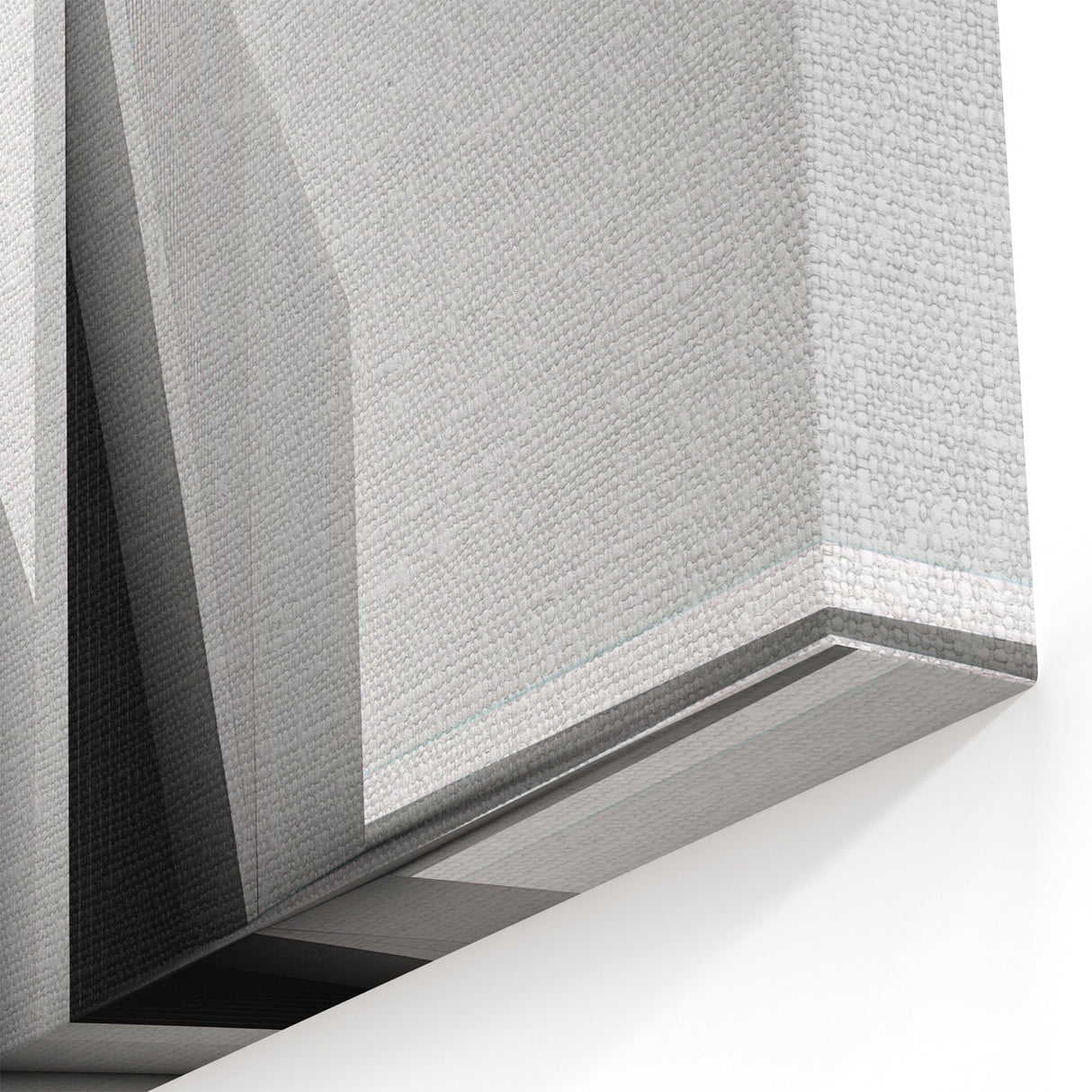 Sharp Geometric Architectural Print - Monochrome Modern Art