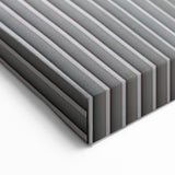 Sharp Geometric Architectural Print - Monochrome Modern Art