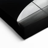 Organic Architectural Forms Art - Surreal Monochrome Canvas Print