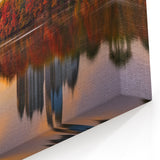Atlanta Skyline and Autumn Reflection - Modern Cityscape Wall Art