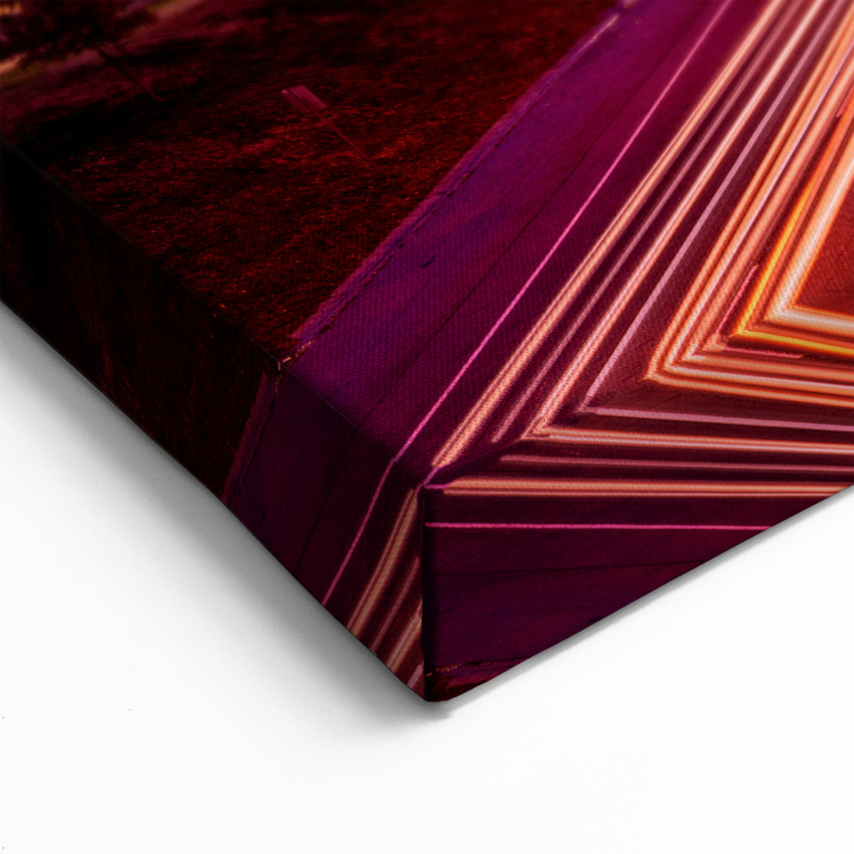 Vibrant Atlanta Skyline Art - Dynamic Night Cityscape in Purple Hue