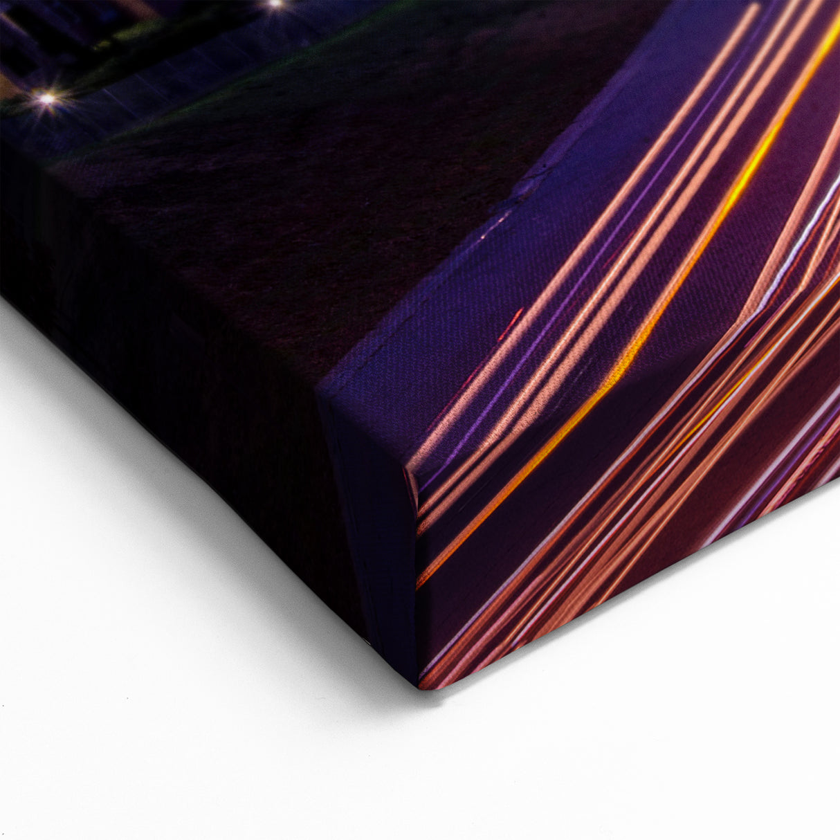 Atlanta Skyline Wall Art - Modern Night Cityscape in Deep Blue Hues