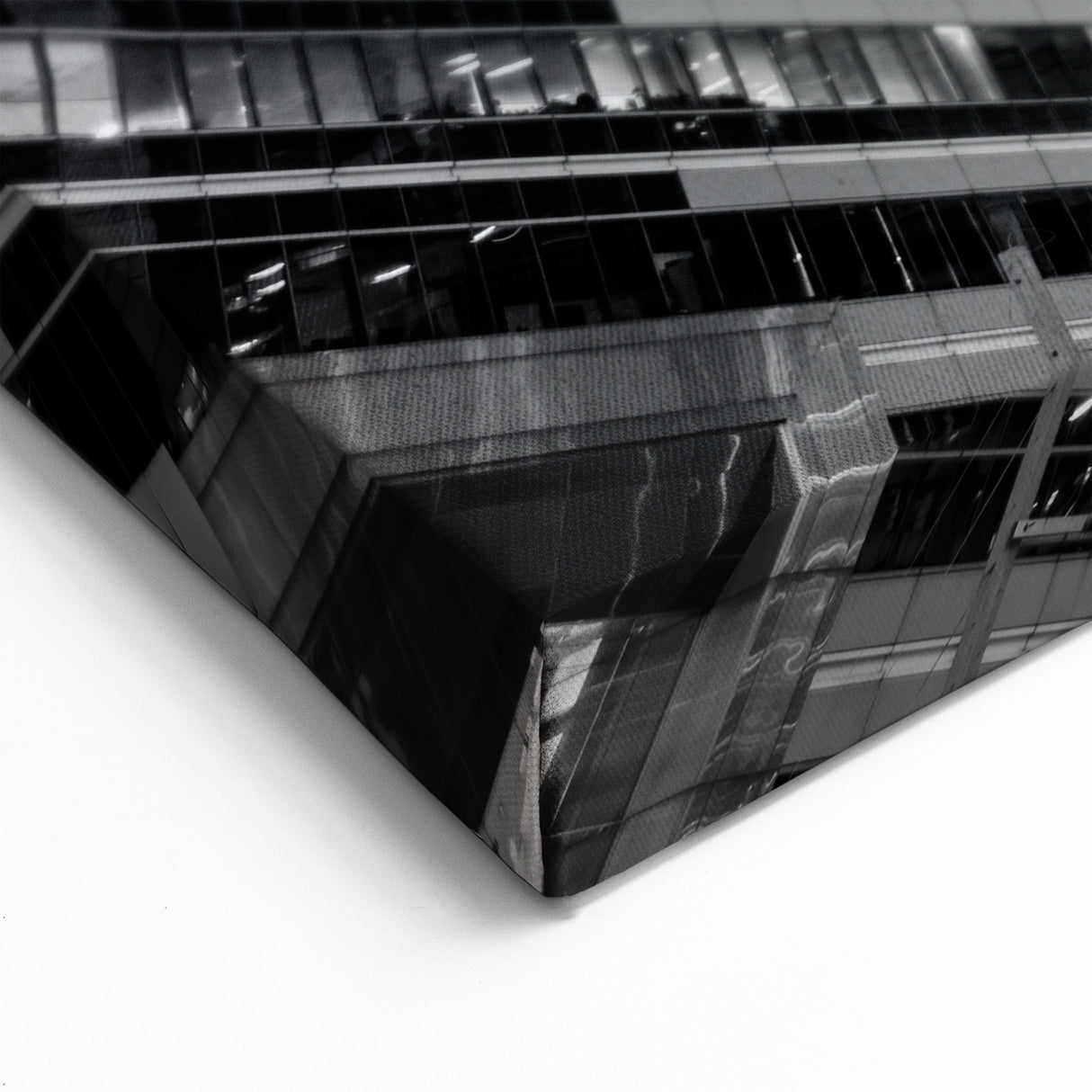 Modern Atlanta Architecture Art - Black and White Cityscape Wall Decor