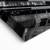 Modern Atlanta Architecture Art - Black and White Cityscape Wall Decor