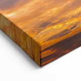 Sunset Atlanta Skyline Art - Iconic Towers with Vibrant Sky Wall Decor