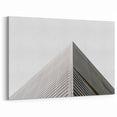 Minimalist Architectural Lines Art - Modern Geometric Canvas Print